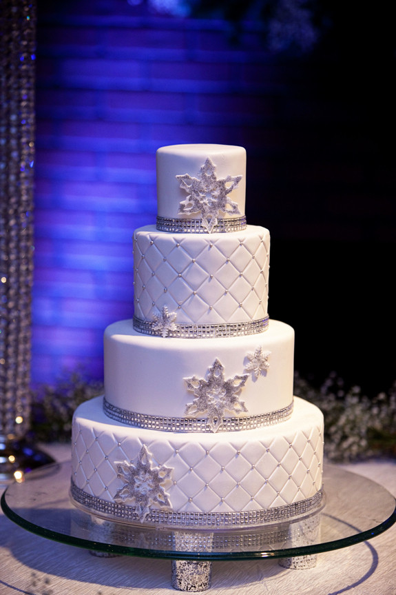 Snowflake Wedding Cakes
 A Beautiful Winter Wedding