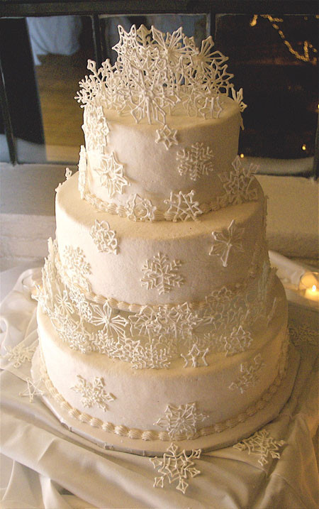 Snowflake Wedding Cakes
 Wedding Cakes August 2012