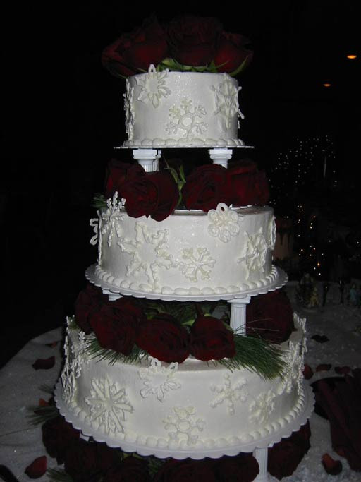 Snowflake Wedding Cakes
 wedding cakes