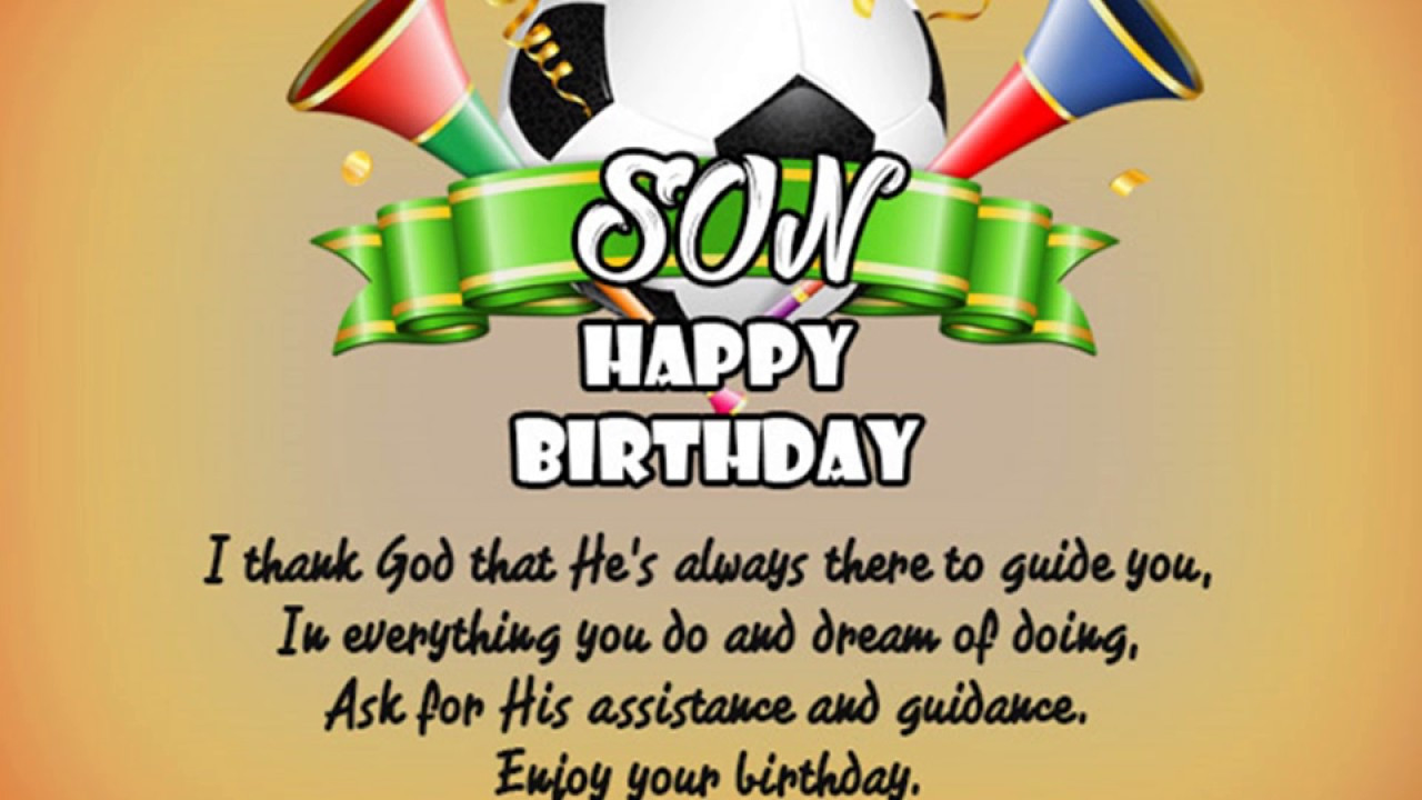Son Birthday Wishes
 Birthday Messages for Son Birthday Greetings for your Son