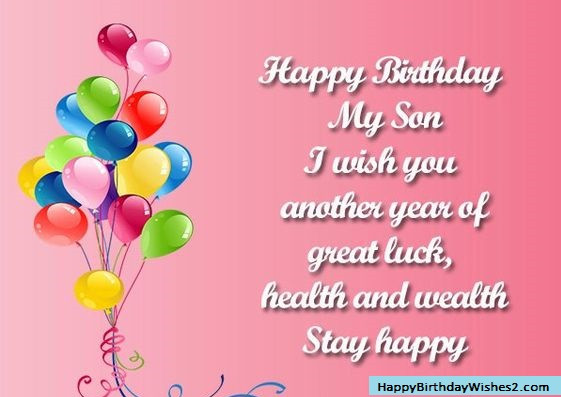 Son Birthday Wishes From Mom
 100 Best Birthday Wishes Messages and Quotes for Son