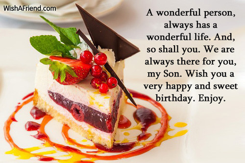 Son Birthday Wishes
 Birthday Wishes For Son