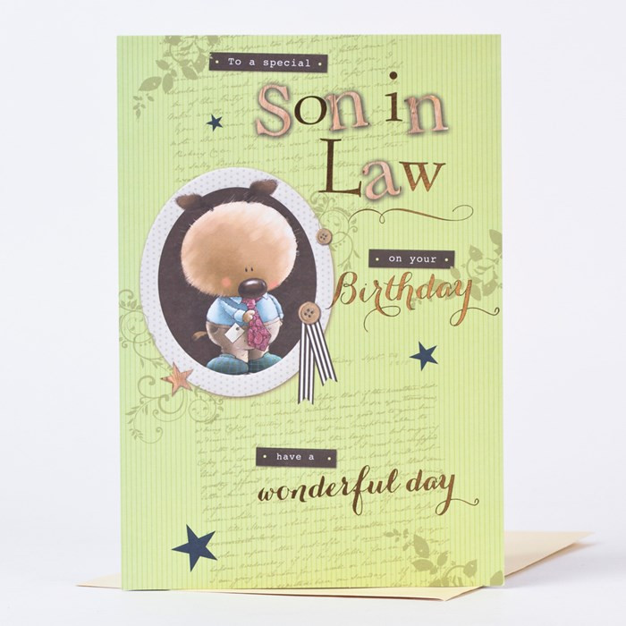 Son In Law Birthday Card
 Birthday Card Special Son in Law