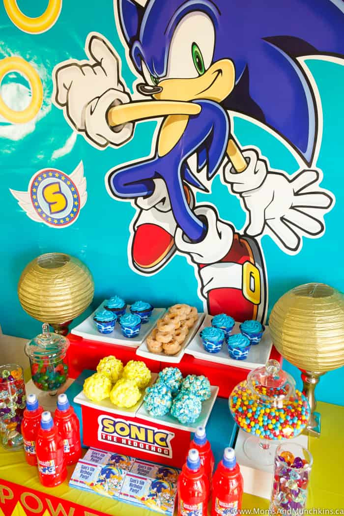 Sonic Birthday Party
 Sonic The Hedgehog Party Ideas Moms & Munchkins