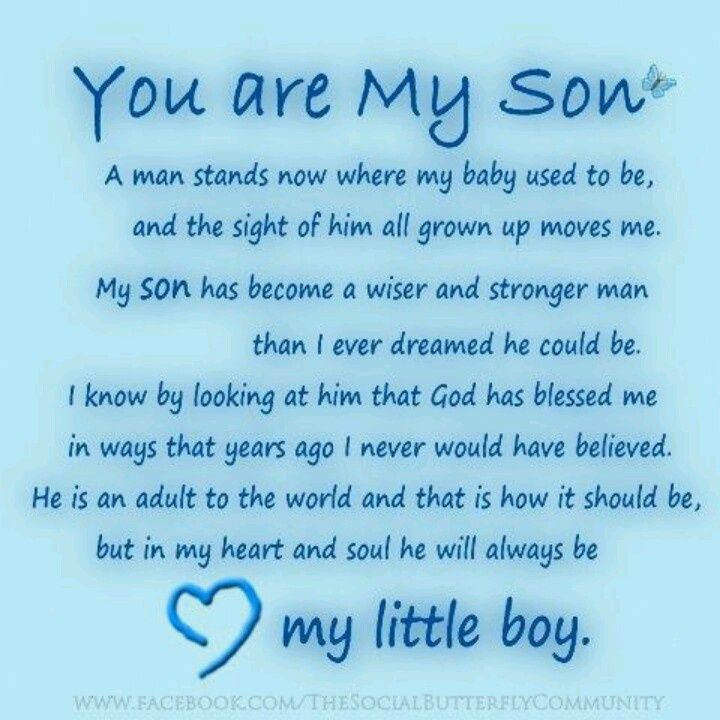Sons Birthday Quotes From Mom
 Son Birthday Quotes For QuotesGram