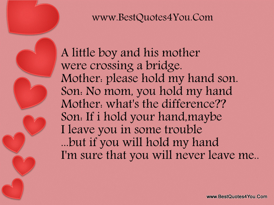 Sons Quotes To Mother
 Mother And Son Quotes QuotesGram