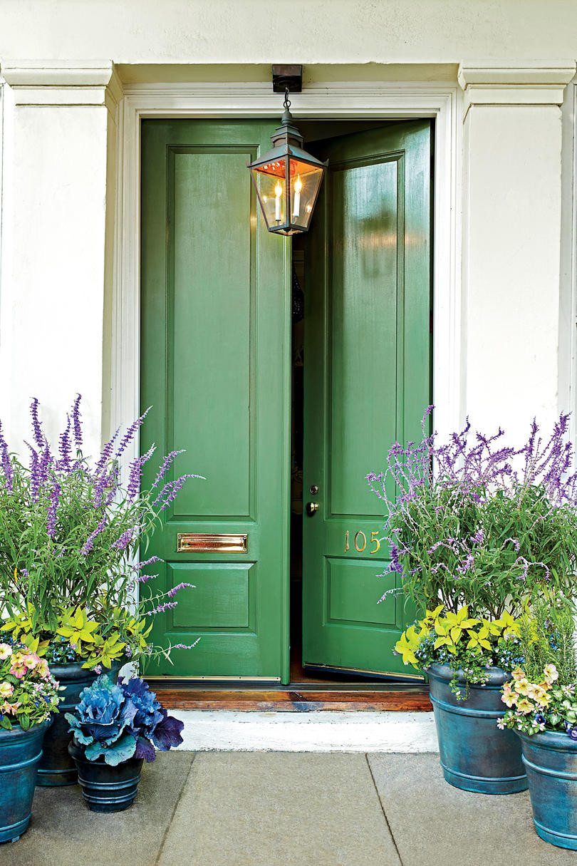 Southern Living Paint Colors
 What to Know Before Painting Your Front Door Bright Green