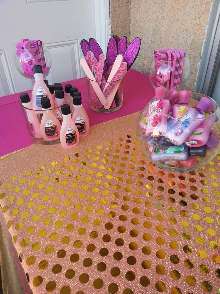 Spa Day Birthday Party Ideas
 Makeup Birthday Party Ideas 9 of 14