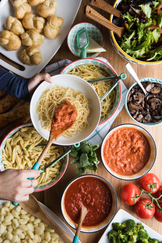 Spaghetti Dinner Party Ideas
 Host an Awesome Dinner Party with a Make Your Own Pasta