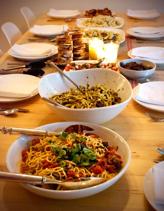 Spaghetti Dinner Party Ideas
 Pasta dinner party recipes