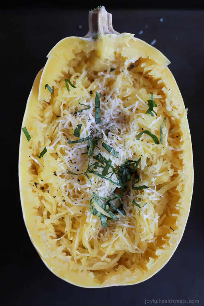 Spaghetti In The Microwave
 Parmesan Herb Microwave Spaghetti Squash