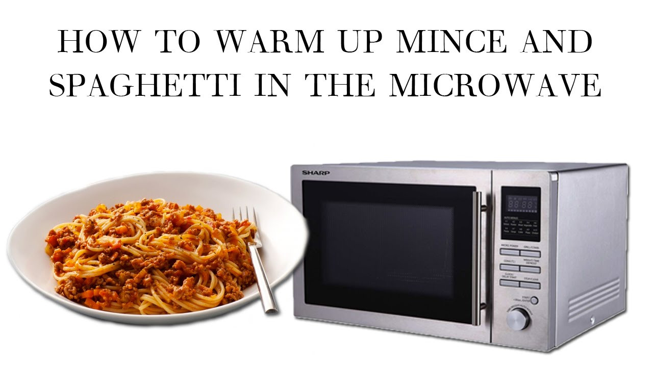 Spaghetti In The Microwave
 How to warm up mince and spaghetti in the microwave