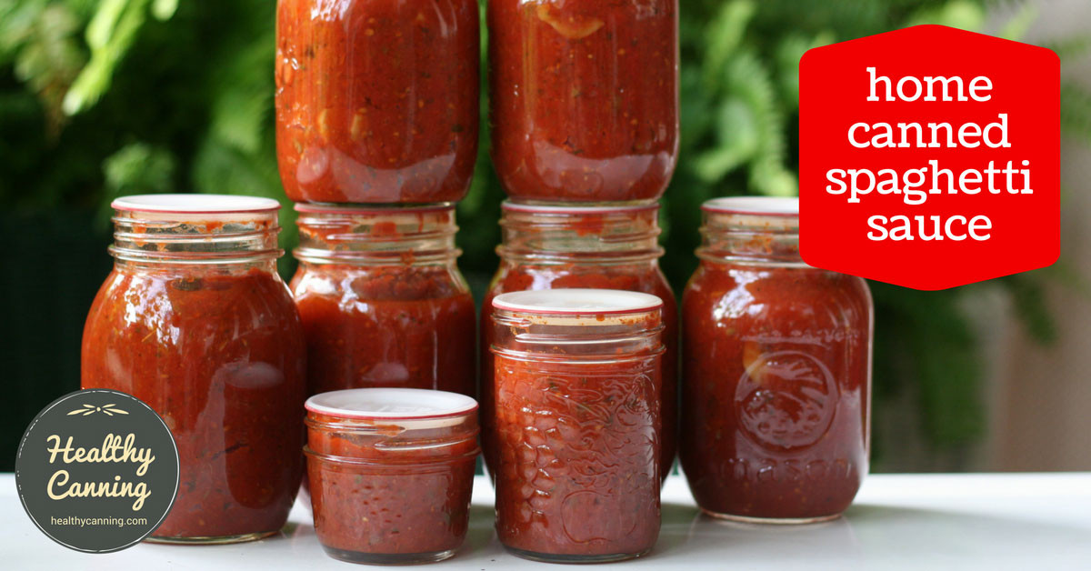 Spaghetti Sauce Recipe For Canning
 Spaghetti Sauce Healthy Canning