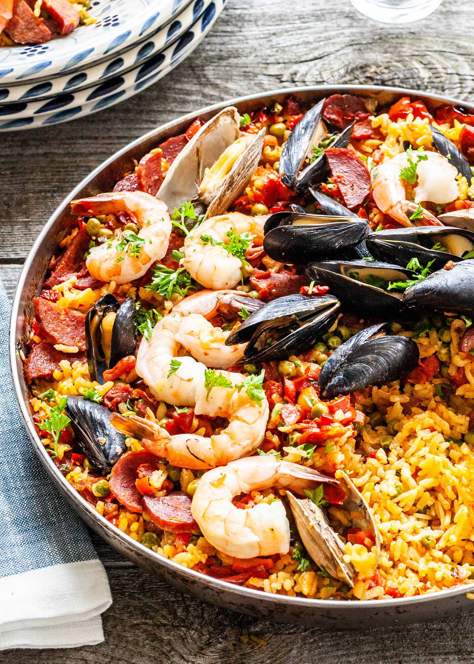 Spanish Rice Dish With Seafood
 Seafood Paella Recipe