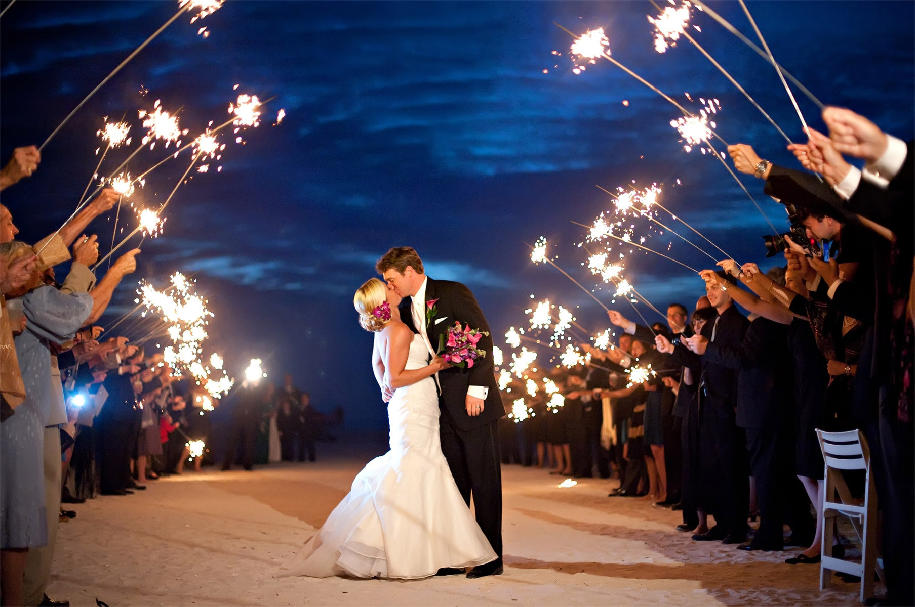 Sparkler Wedding
 A Guide to Using Sparklers for Your Wedding Exit Send f