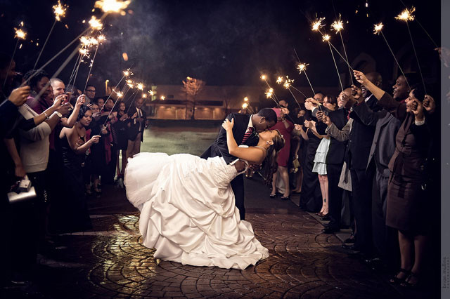 Sparkler Wedding Photo
 How Arranging a Sparkler Exit Almost Cost Me My Career As