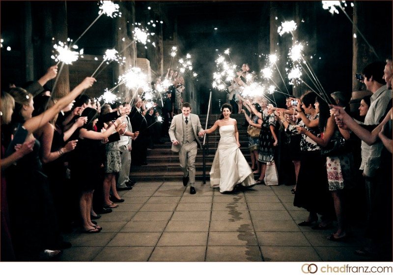 Sparkler Wedding Photo
 Gallery