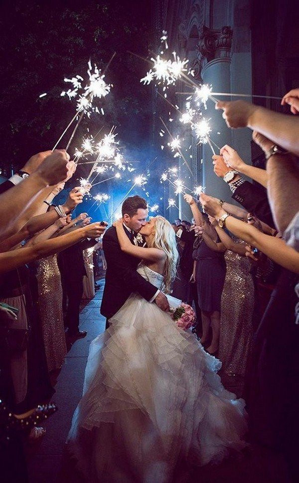 Sparkler Wedding Photo
 20 Sparklers Send f Wedding Ideas for 2018 Oh Best Day