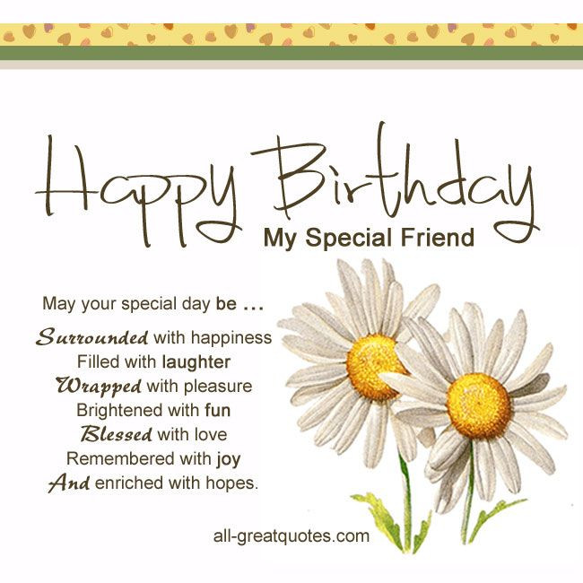 Special Friend Birthday Quote
 birthday images for friend Google Search