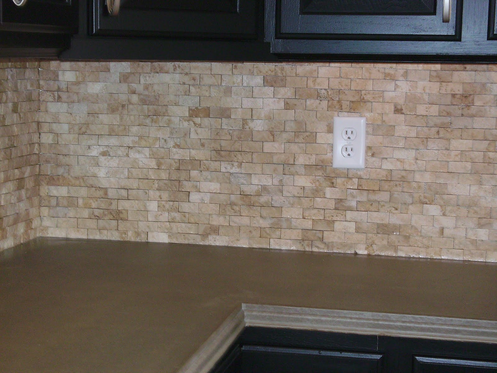 Split Face Tile Kitchen Backsplash
 Knapp Tile and Flooring Inc Split Faced Stone Backsplash
