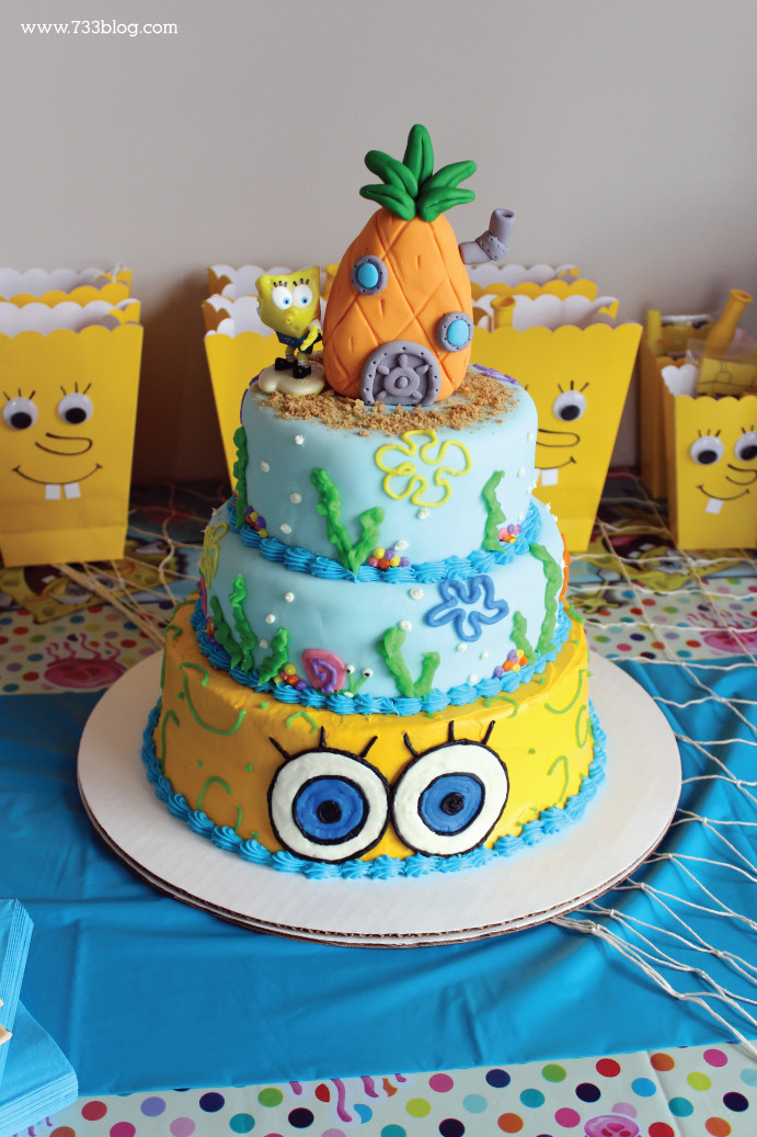 Spongebob Birthday Cakes
 Spongebob Squarepants Birthday Party Inspiration Made Simple