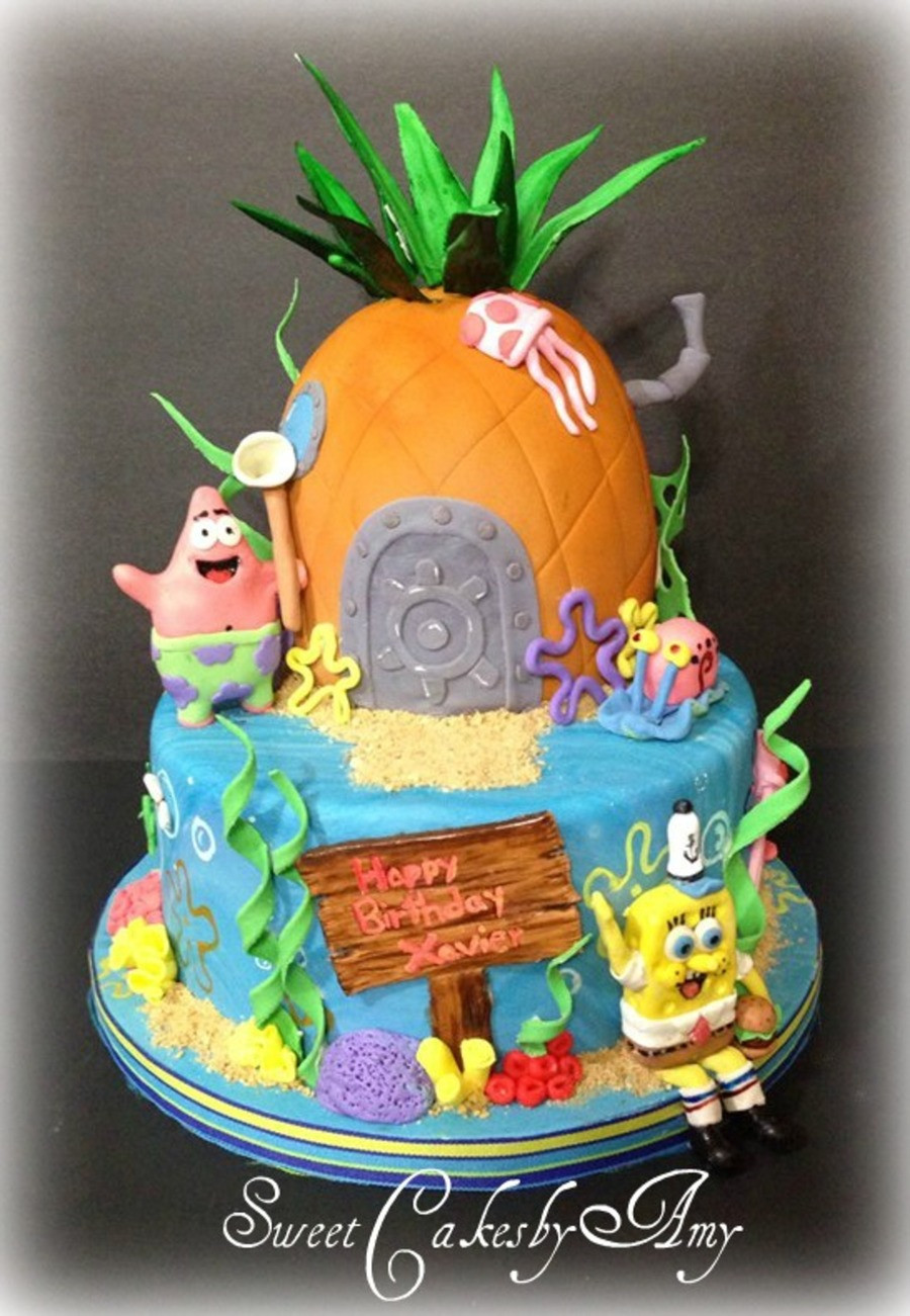 Spongebob Birthday Cakes
 Spongebob Squarepants Birthday Cake CakeCentral