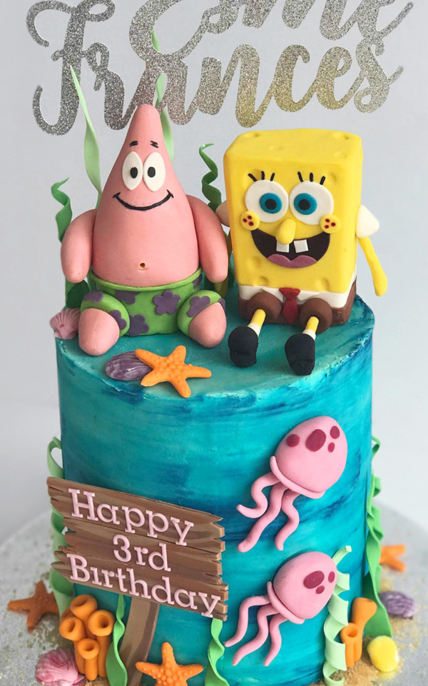 Spongebob Birthday Cakes
 Spongebob birthday cake Celebration cakes