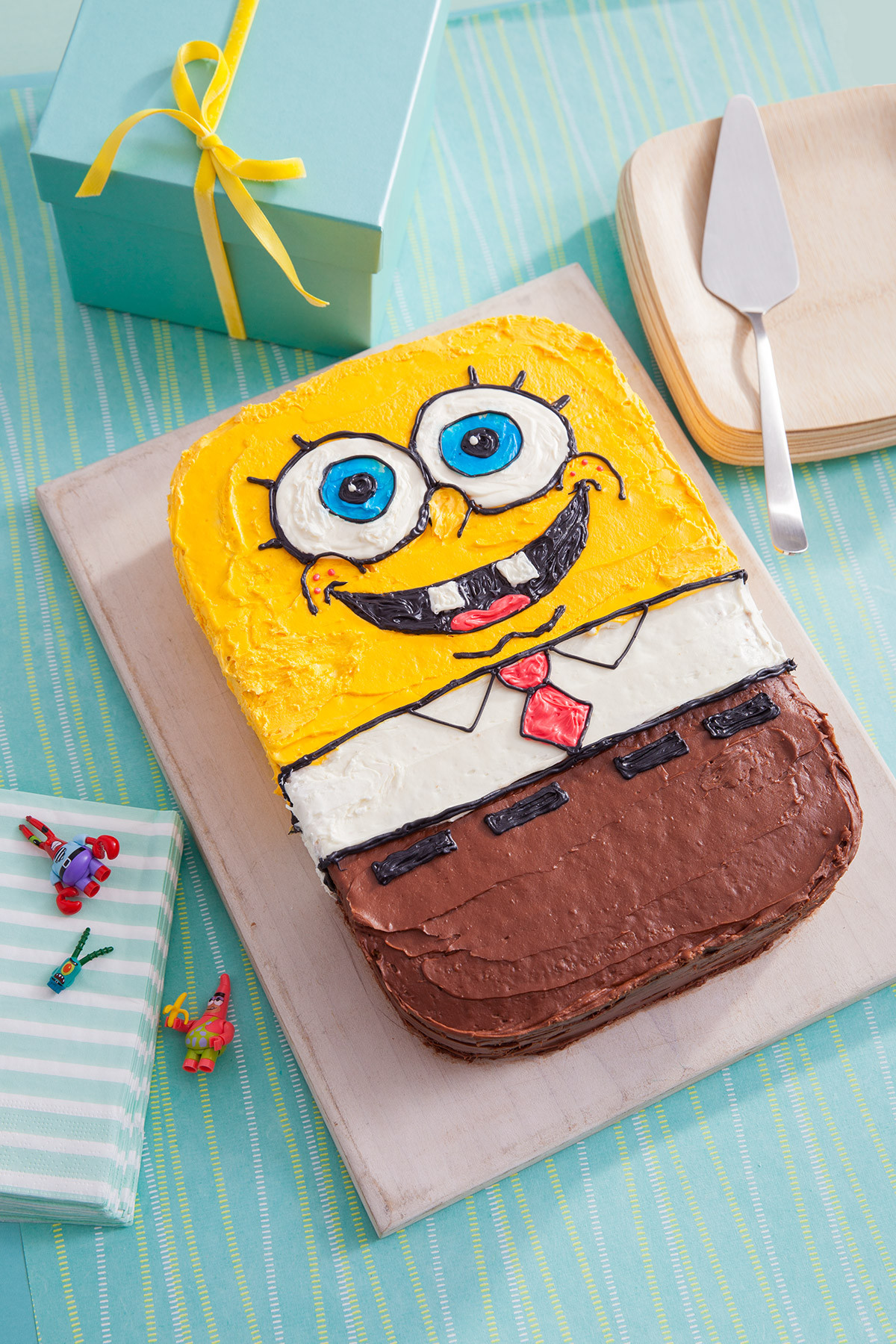 Spongebob Birthday Cakes
 SpongeBob Birthday Cake Recipe