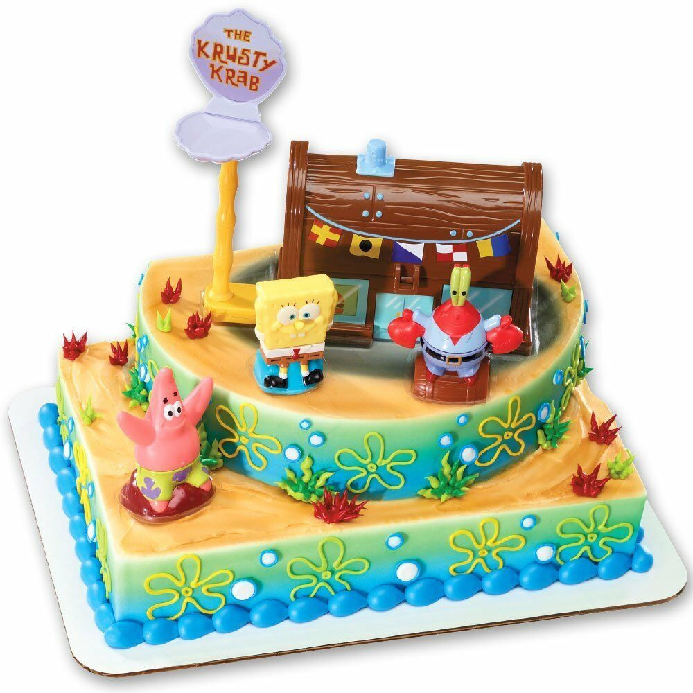 Spongebob Birthday Cakes
 Spongebob Cake Decorating Kit Topper