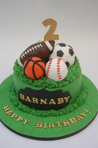 Sports Birthday Cakes
 Sports Balls Cake – Beautiful Birthday Cakes