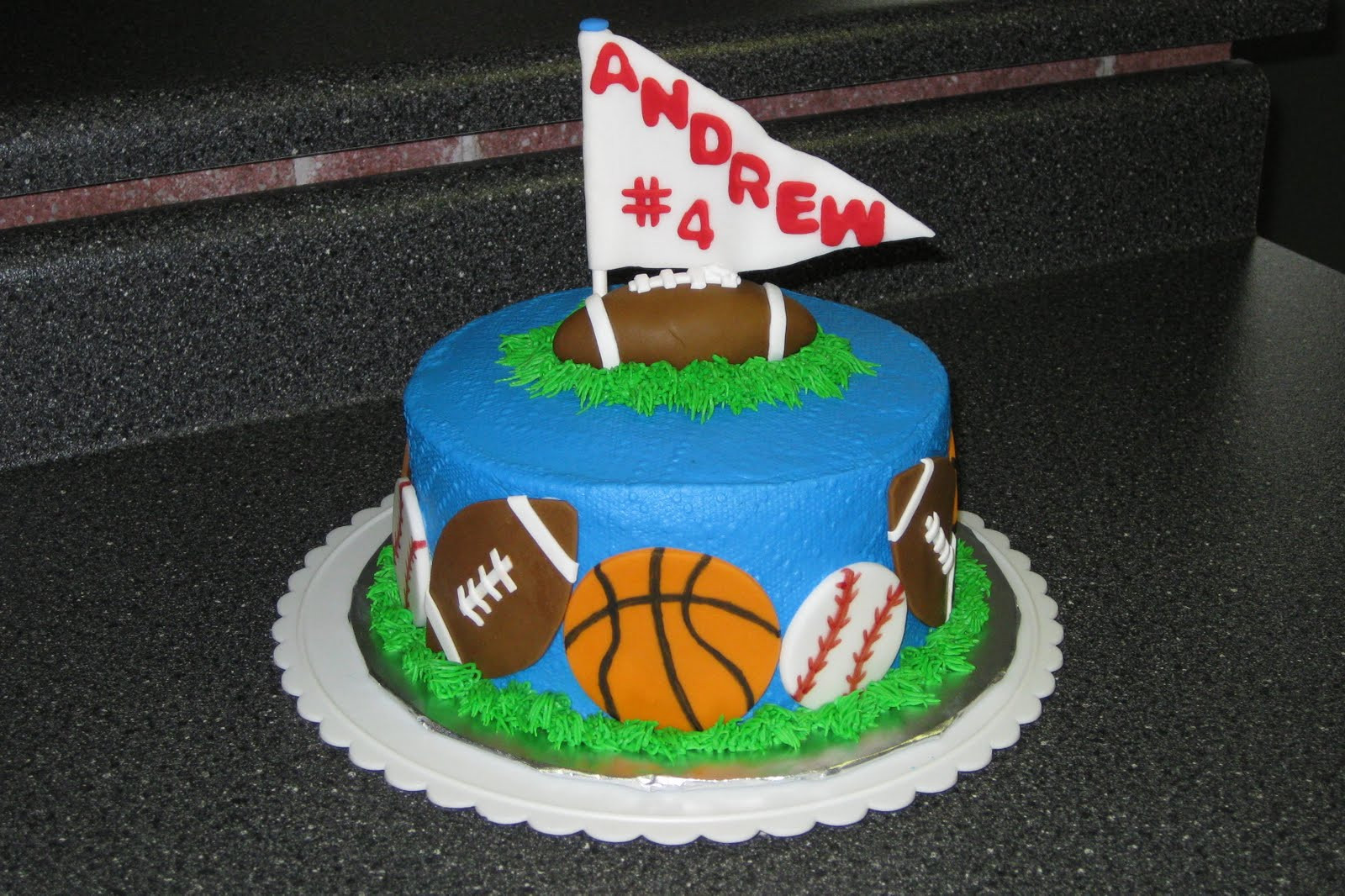 Sports Birthday Cakes
 SWEET Memories Sports Cake