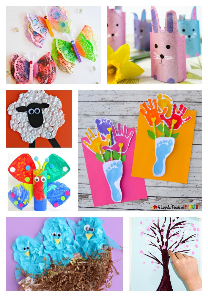Spring Art For Toddlers
 Easy Spring Crafts for Kids Arty Crafty Kids