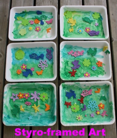 Spring Art For Toddlers
 Spring Art Project for Toddlers Styrofoam Art Happy