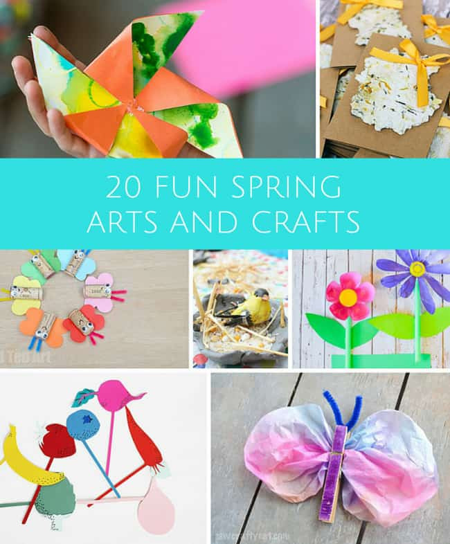 Spring Arts And Crafts For Toddlers
 20 FUN SPRING CRAFTS TO CELEBRATE SPRING