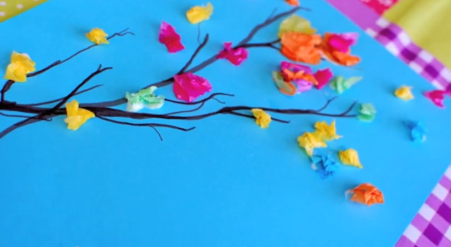 Spring Arts And Crafts For Toddlers
 Tissue Paper Crafts for Spring Arts to Crafts