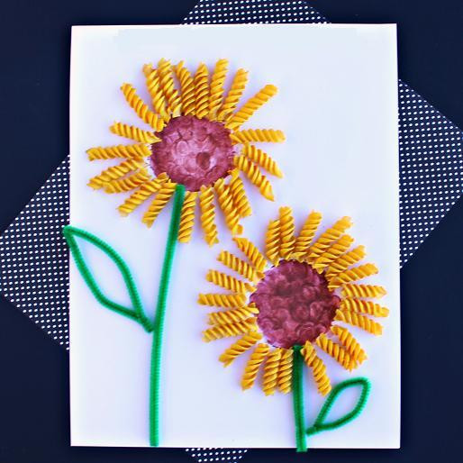 Spring Arts And Crafts For Toddlers
 Noodle Art Spring Craft
