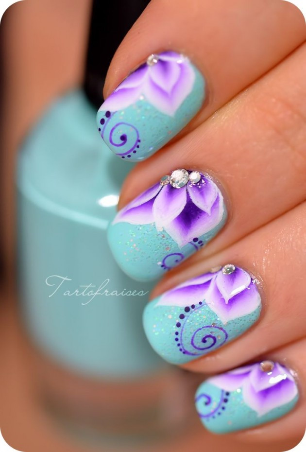 Spring Flower Nail Designs
 Flower Nail Designs Perfect For Spring and Summer Time
