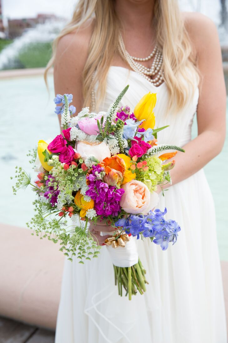Spring Flowers For Weddings
 A Spring Wildflower Bridal Bouquet