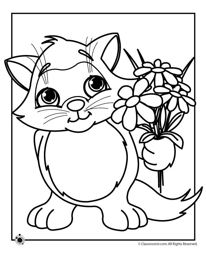 Spring Kids Coloring Pages
 54 best Color Me Beautiful images on Pinterest
