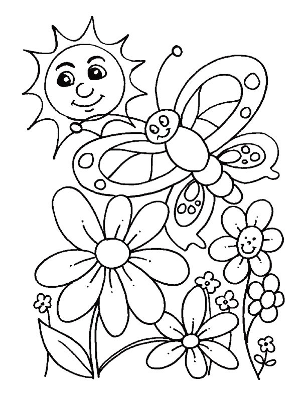 Spring Kids Coloring Pages
 Spring Coloring Pages 2018 Dr Odd