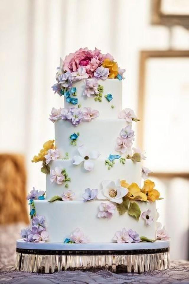 Spring Wedding Cakes
 15 Beautiful Spring Wedding Cake Designs