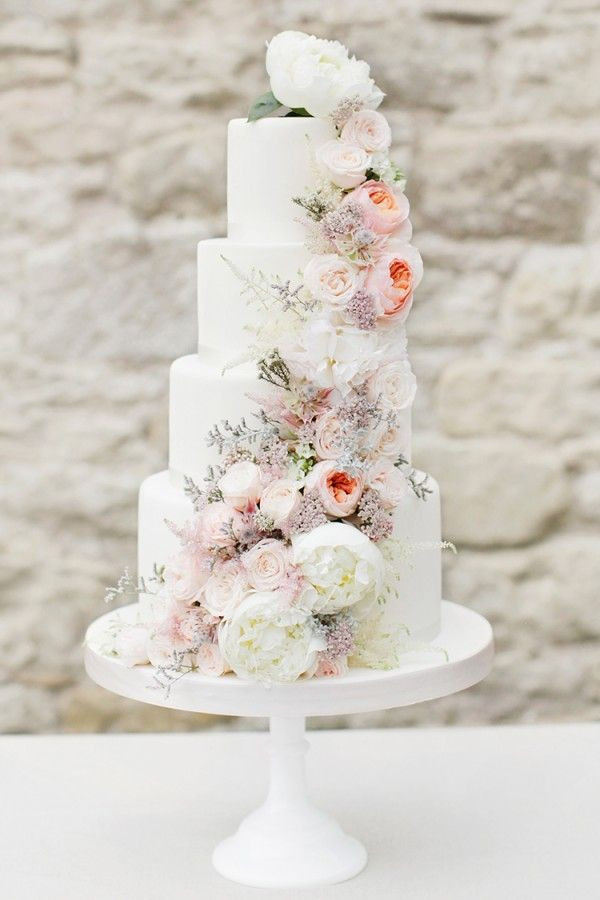 Spring Wedding Cakes
 How To Use Pretty Petals Throughout Your Spring Wedding