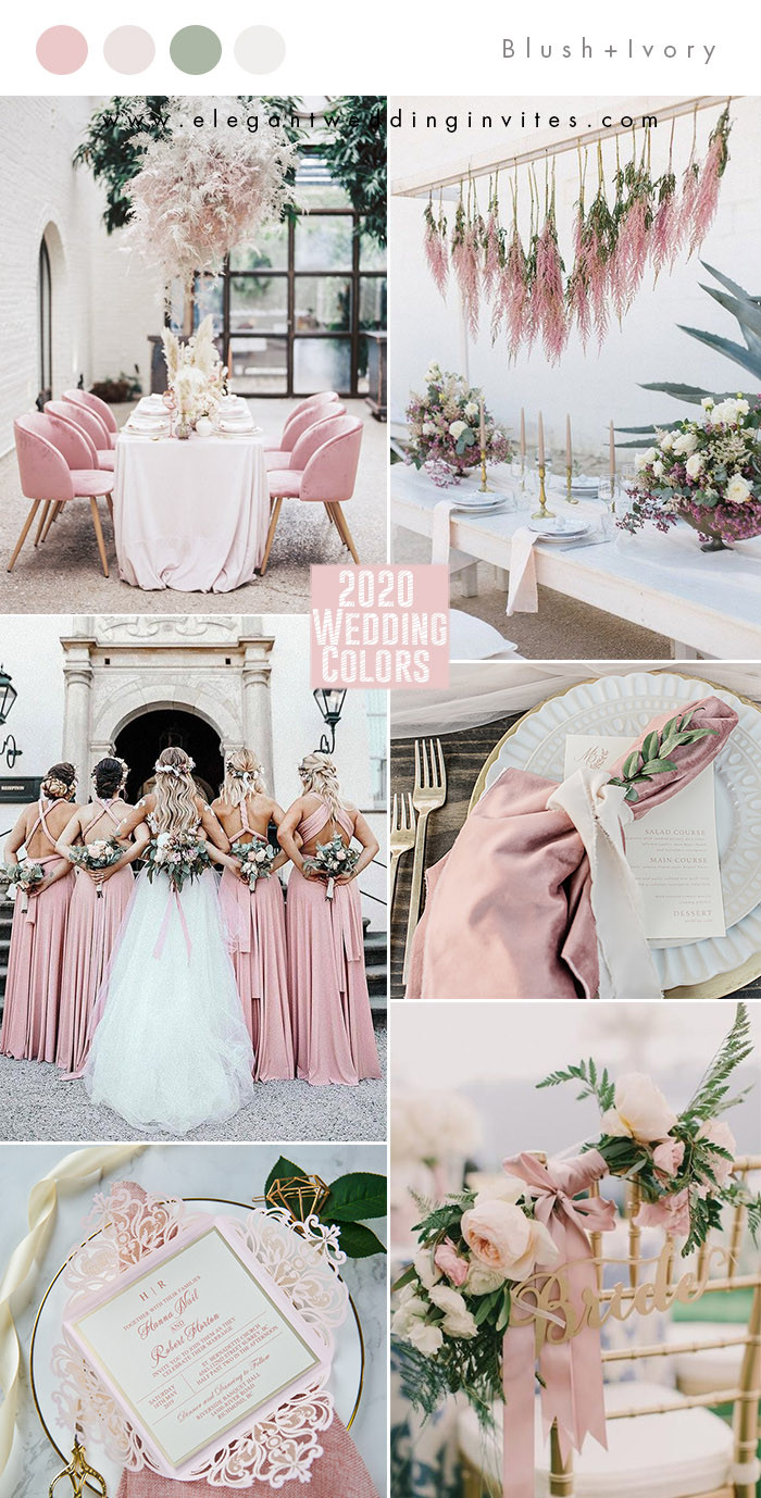Spring Wedding Colors 2020
 Top 10 Wedding Color Trends to Inspire in 2020 Part e