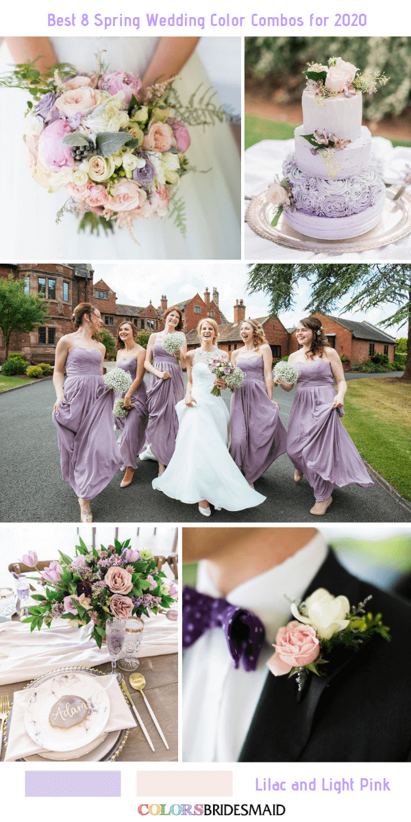 Spring Wedding Colors 2020
 Best 8 Spring Wedding Color bos for 2020 ColorsBridesmaid