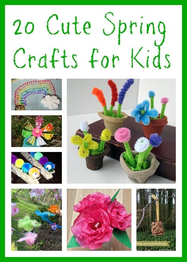 Springtime Crafts For Toddlers
 Cute Spring Crafts For Kids