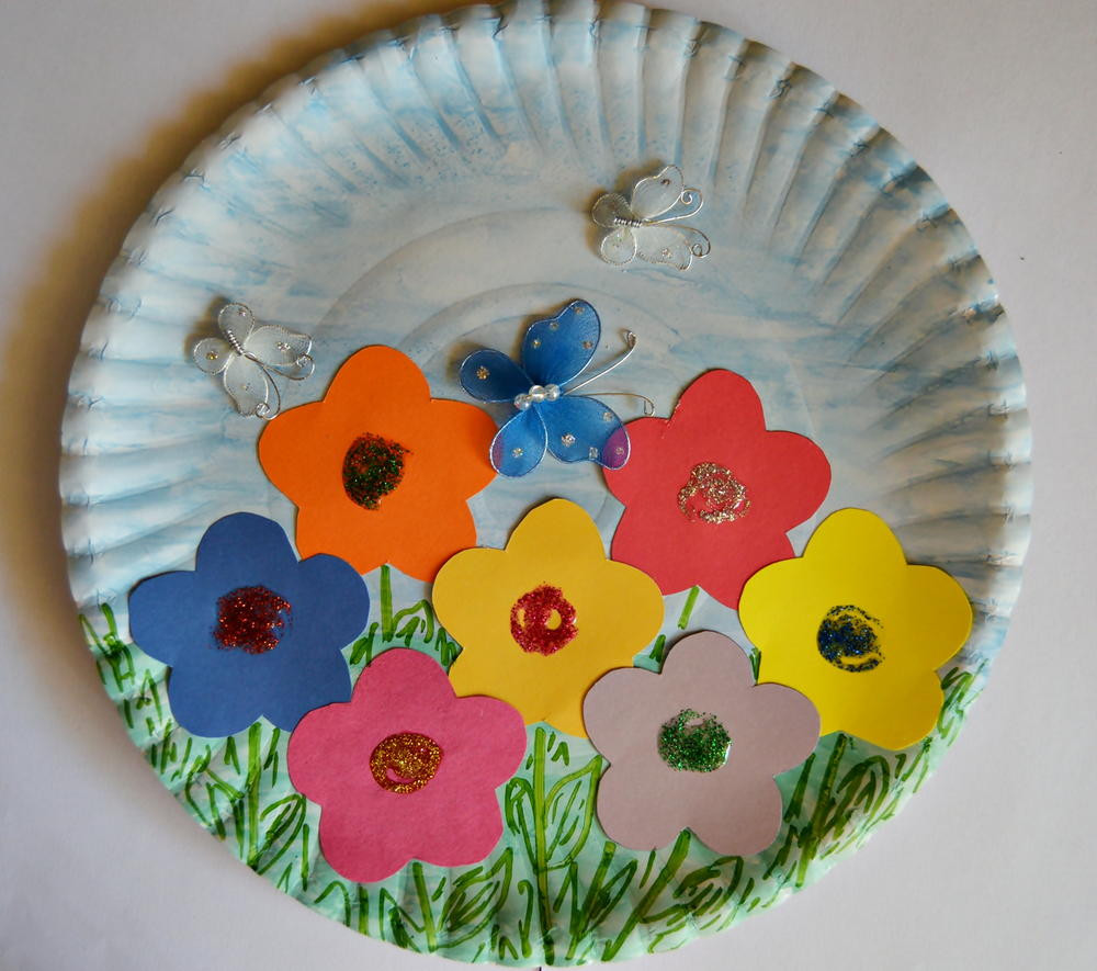 Springtime Crafts For Toddlers
 Paper Plate Spring Garden