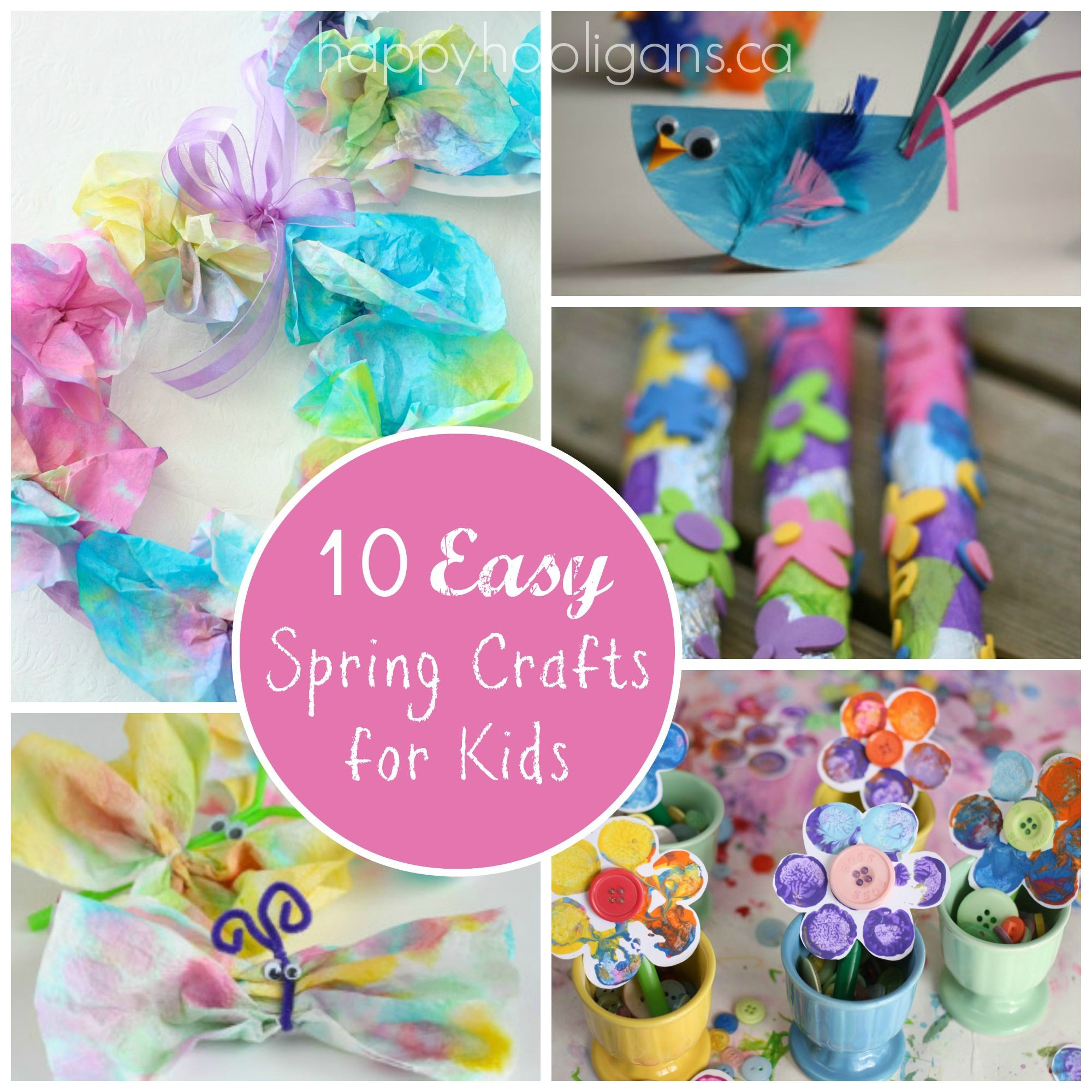 Springtime Crafts For Toddlers
 10 Easy Spring crafts for toddlers and preschoolers