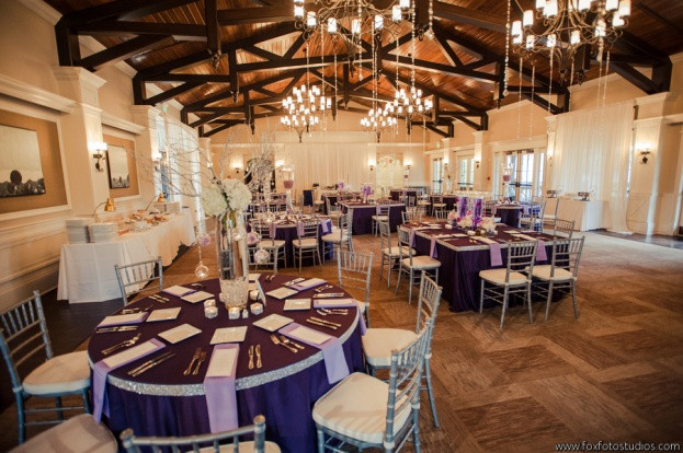 St Augustine Wedding Venues
 St Augustine Amphitheater Wedding Silver and Purple