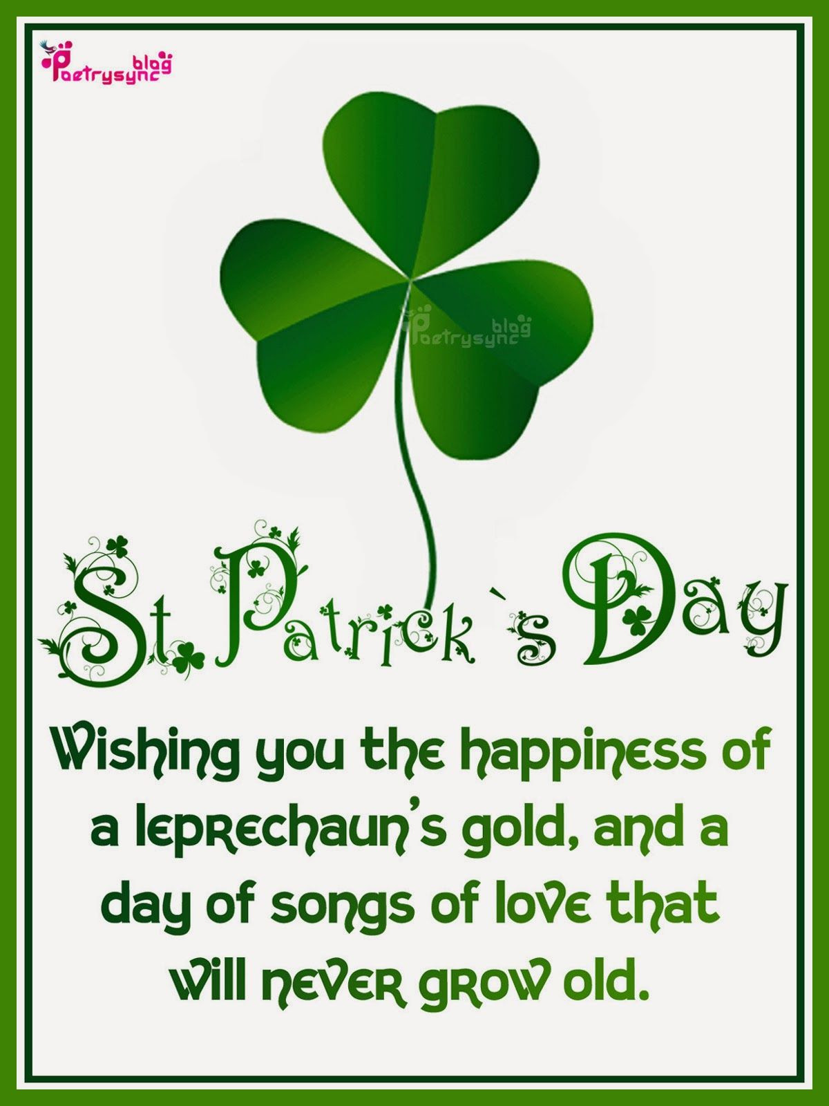 St Patrick Day Birthday Quotes
 Happy Saint Patrick Day Wishes and Greetings Irish Sayings