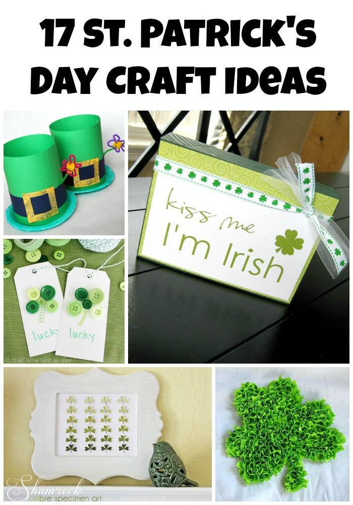 St Patrick Day Craft Ideas
 Seventeen Lucky St Patrick s Day Craft Ideas My